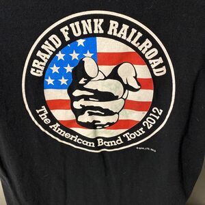 grand‎ funk railroad t shirt tour concert large Mens 2012 Gildan tag
